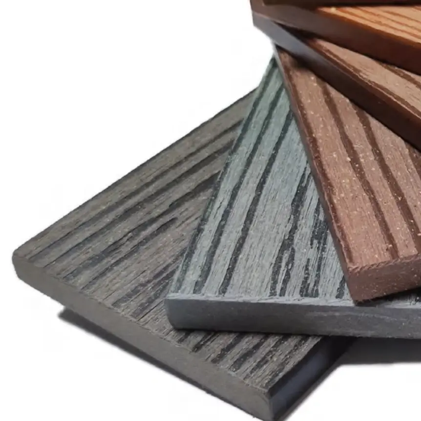 TerraDeck egyenes oldaltakaró (mahagóni (02))